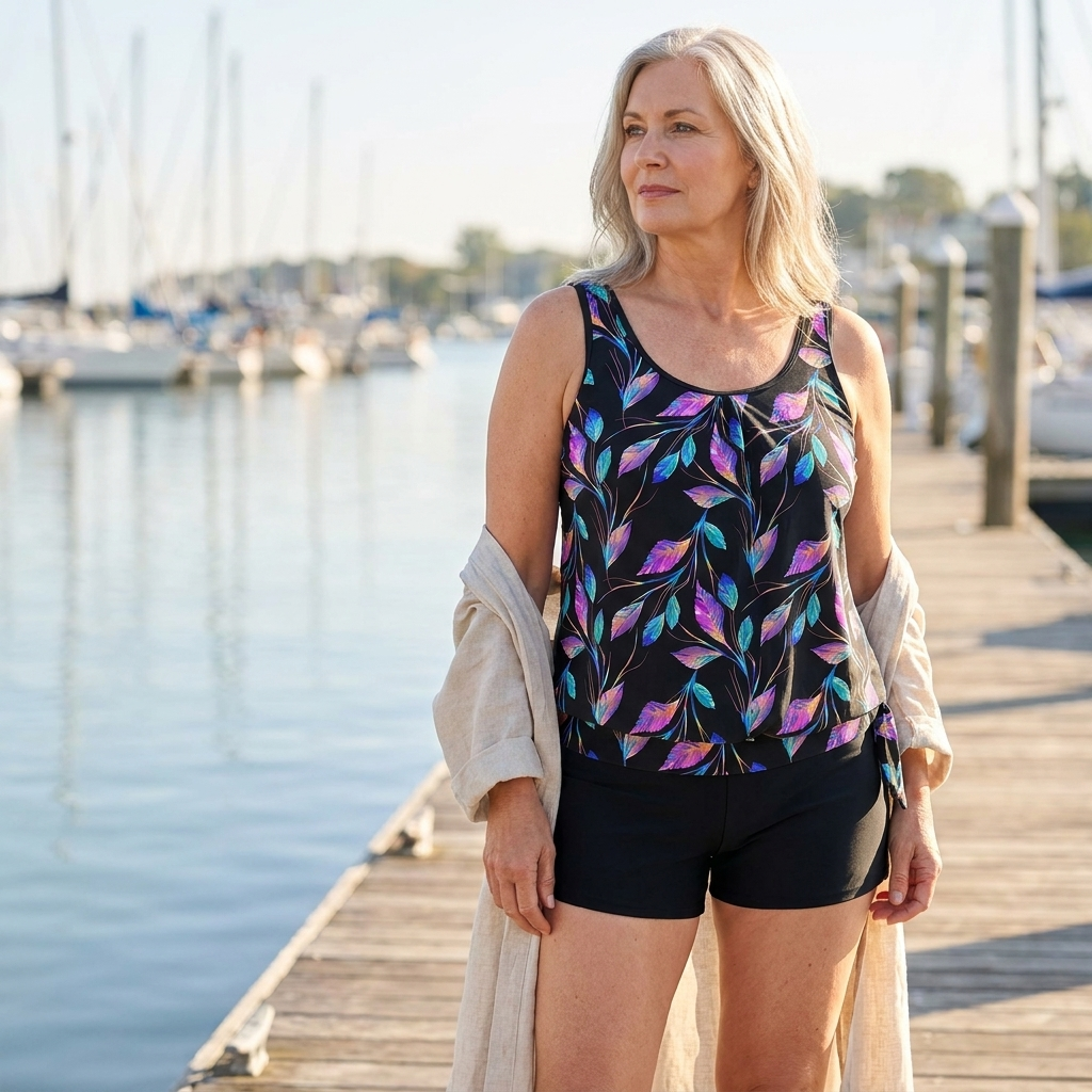Helena | Stylish Floral Tankini Set Women