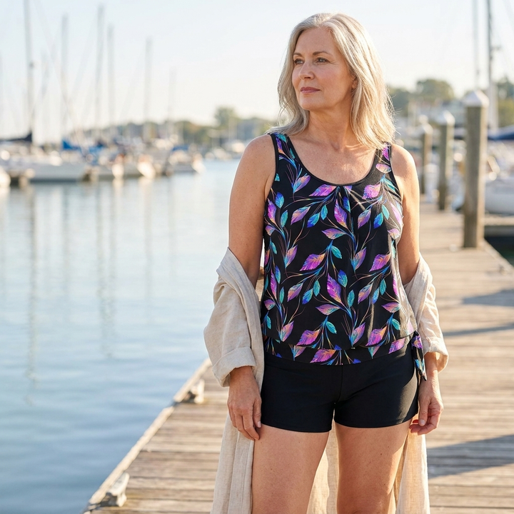 Helena | Stylish Floral Tankini Set Women