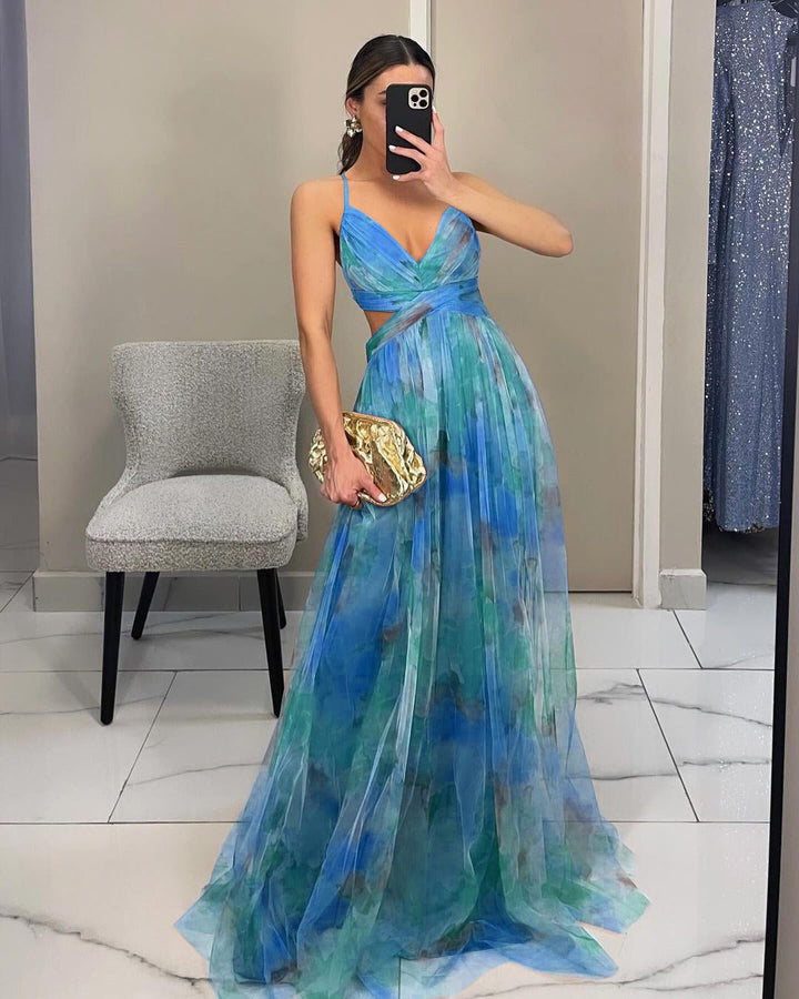 GISELLE | Chiffon Maxi Jurk