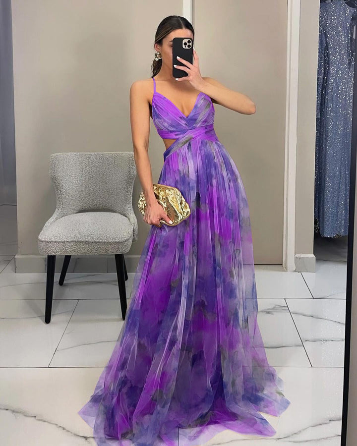 GISELLE | Chiffon Maxi Jurk