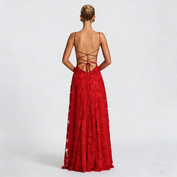 SOFIA | Elegante Kant Maxi Jurk