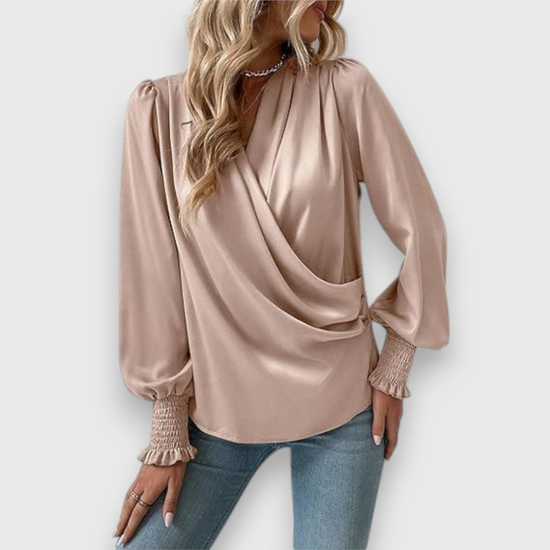 Lilou | Satijnen Blouse