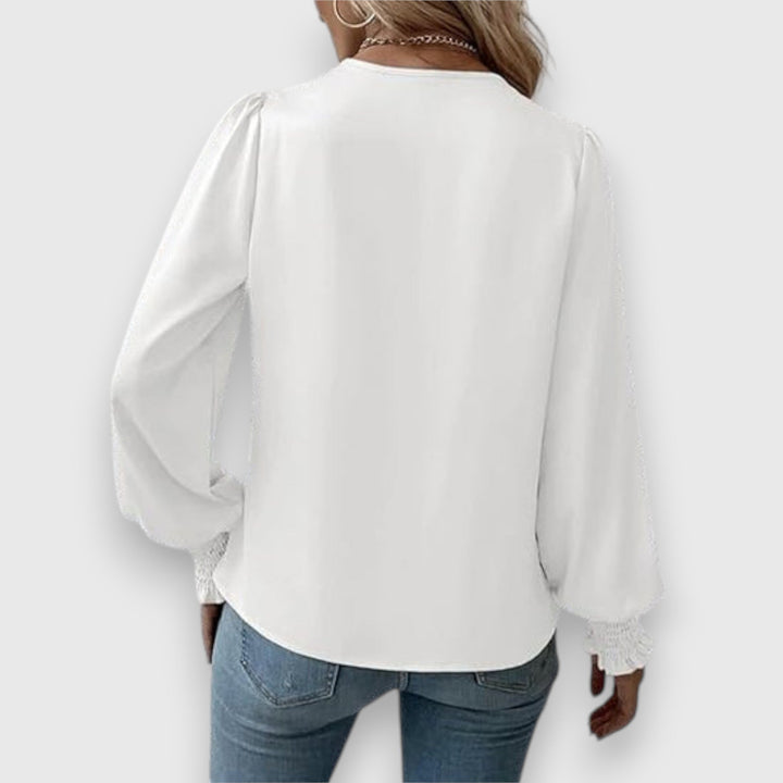 Lilou | Satijnen Blouse
