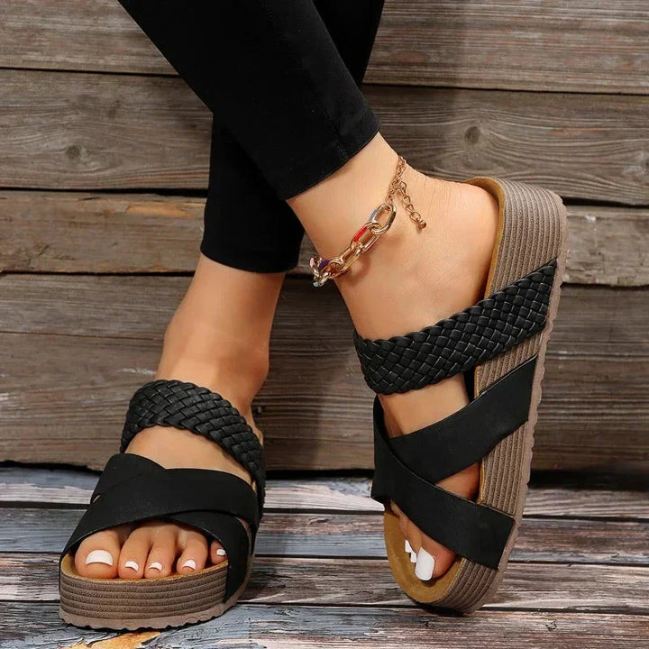 Ruby | Gevlochten Sandalen
