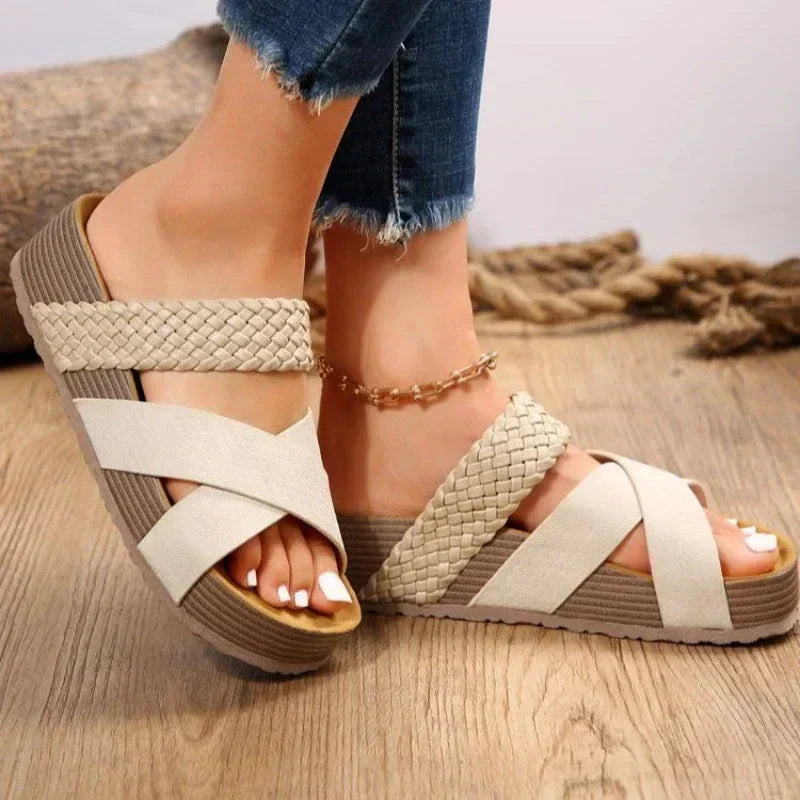 Ruby | Gevlochten Sandalen