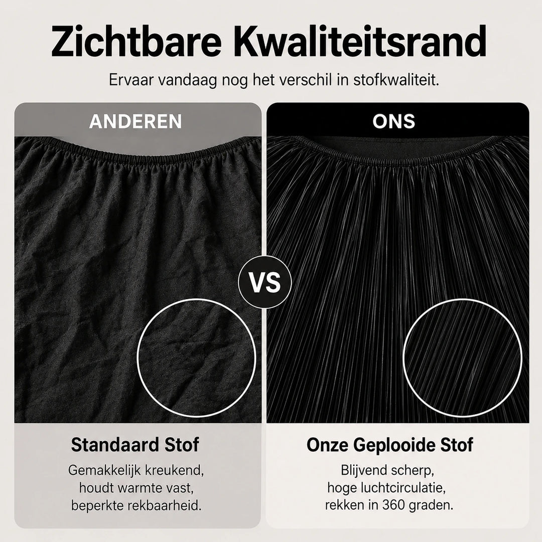 Flatterende plisséblouse in grote maten