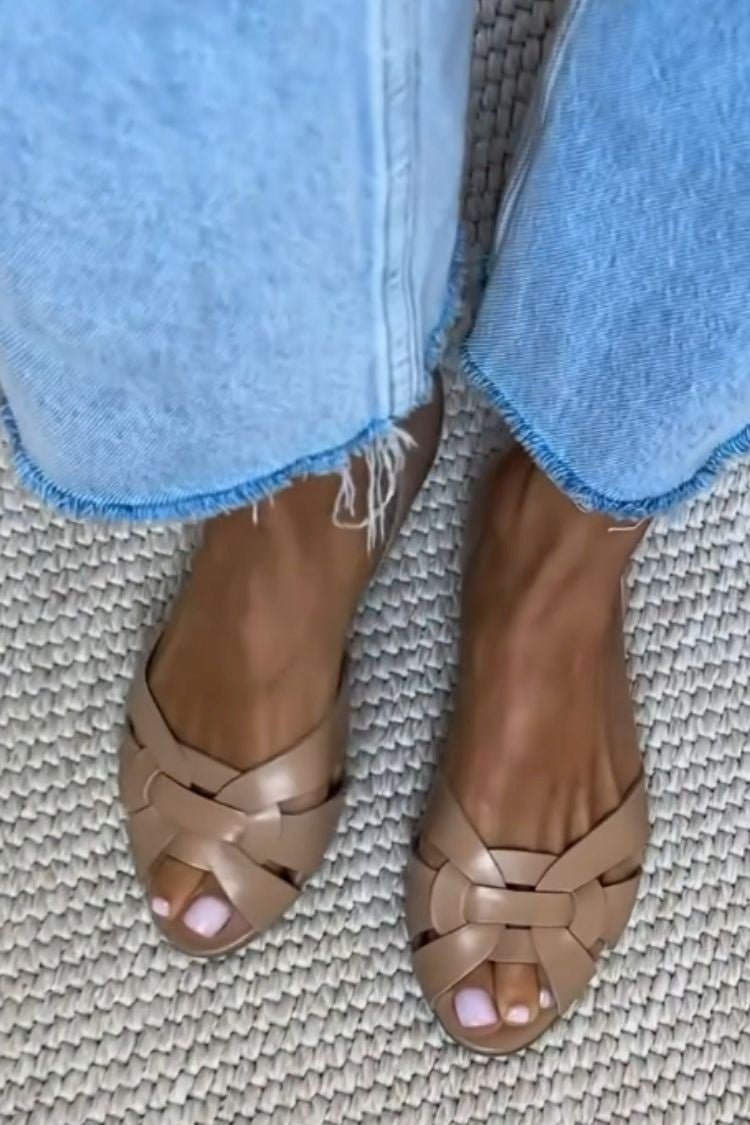Serafina | Gevlochten sandalen