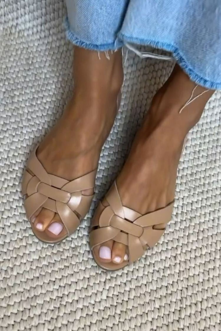 Serafina | Gevlochten sandalen