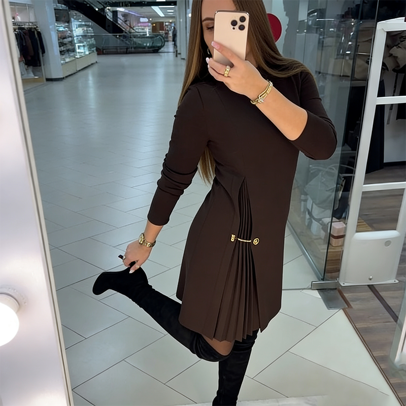 Alessia | Robe élégante à manches longues