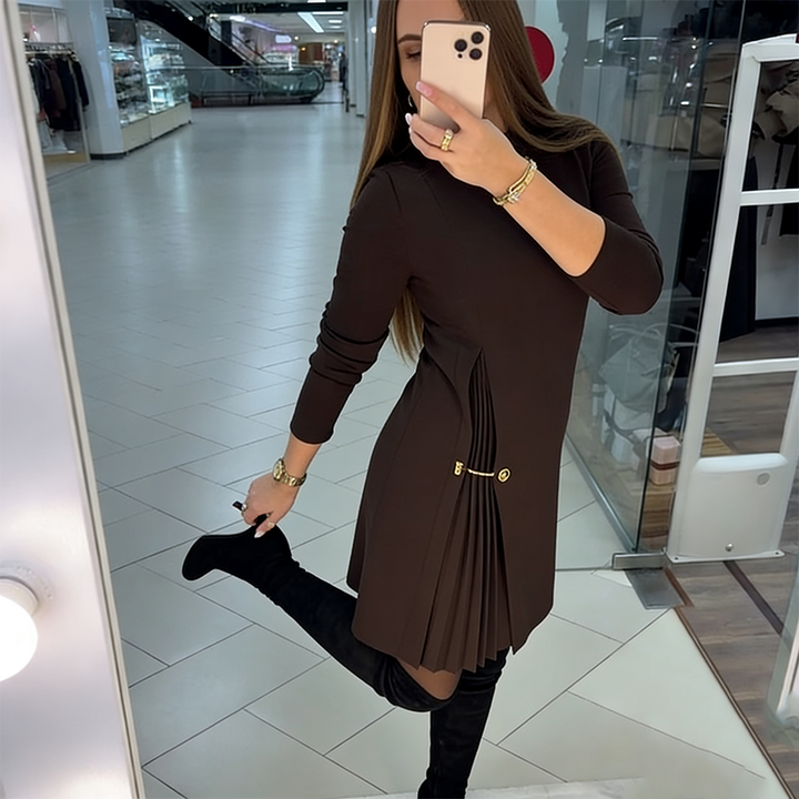 Alessia | Robe élégante à manches longues