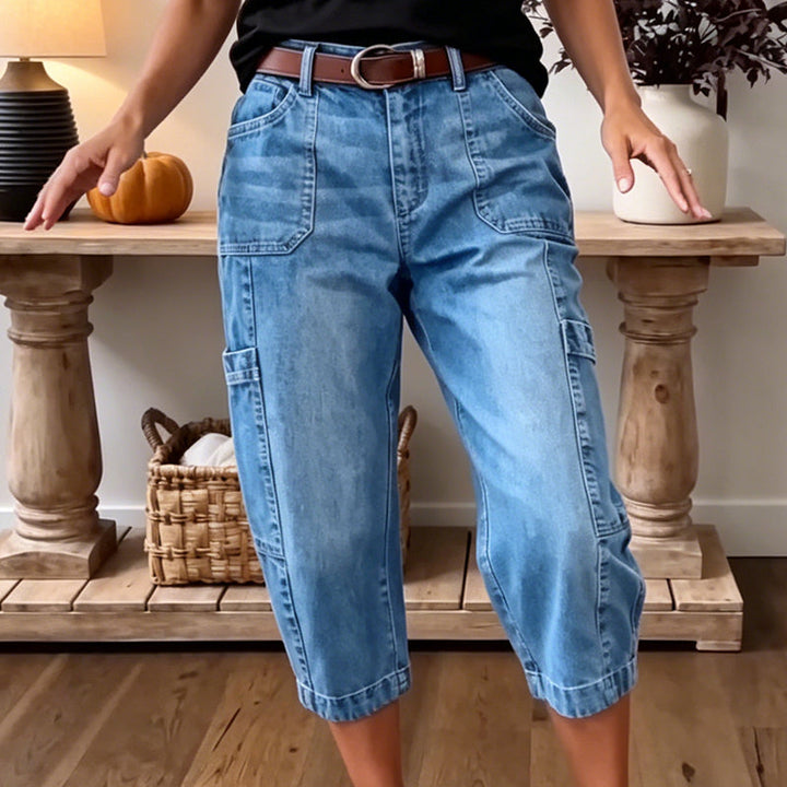 Luxe Stretch Capri Jeans | Tijdelijk 50% Korting