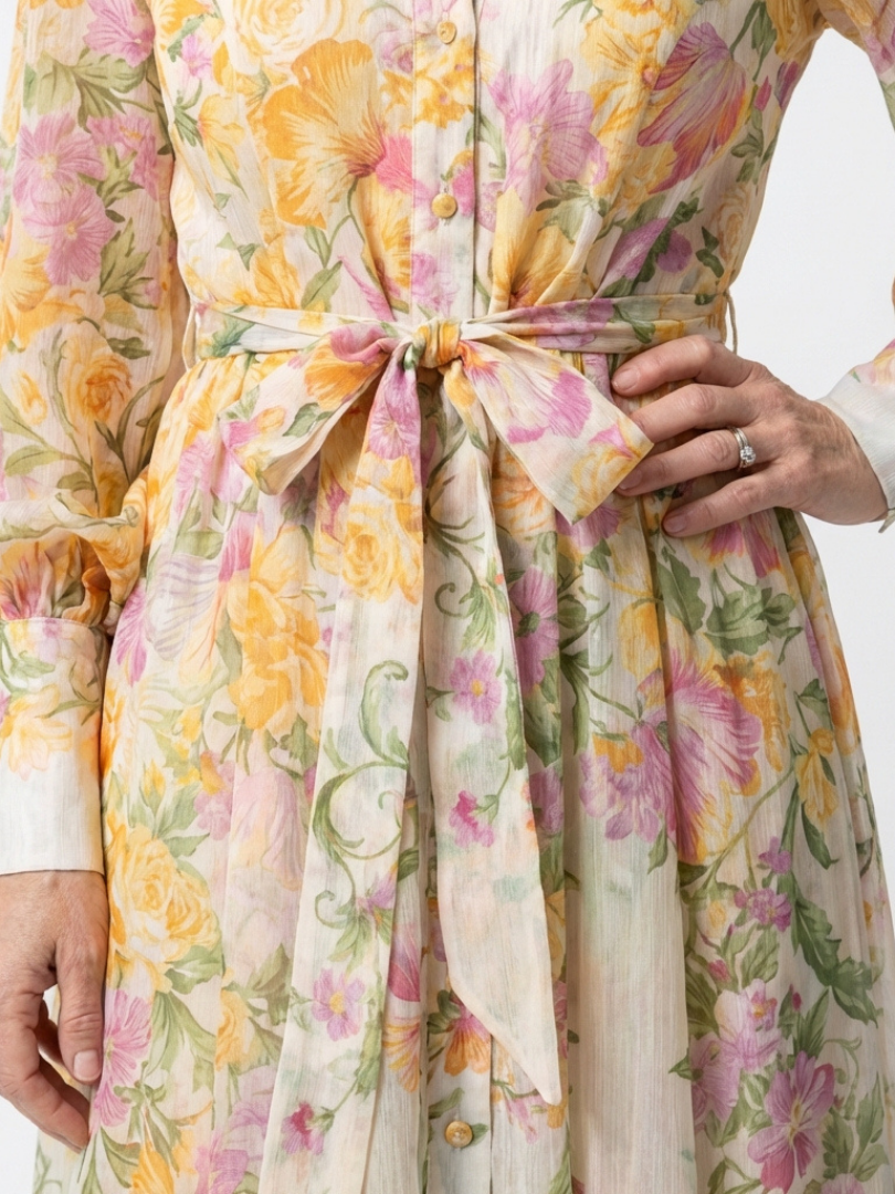 Clarissa™ | Luchtige maxi-jurk met bloemenprint