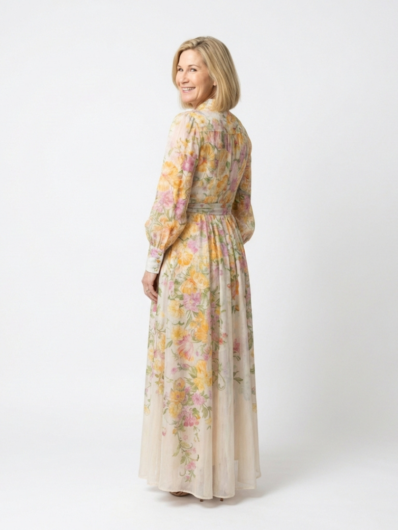 Clarissa™ | Luchtige maxi-jurk met bloemenprint