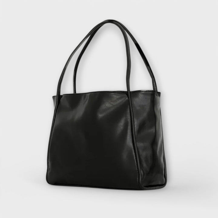 Blair™ | Minimalistische zwarte shopper